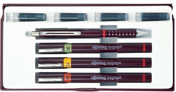 

Набор Isograph Junior-Set (0,2/0,3/0,5)+PCL/0,5+аксес. Rotring Drawing S0699320