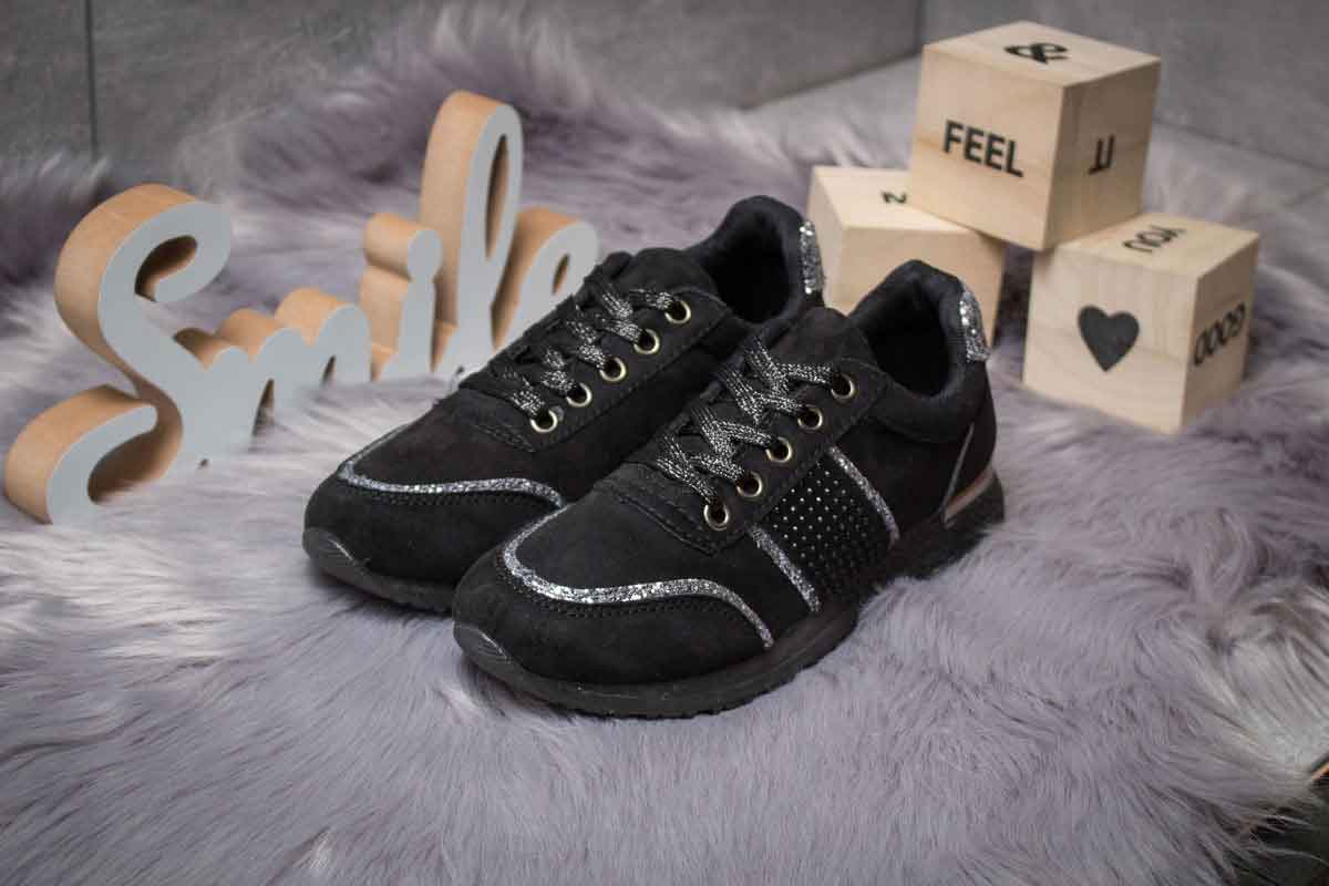 

Кроссовки женские 14281, Ideal Black, черные, р. 38-23,9см.