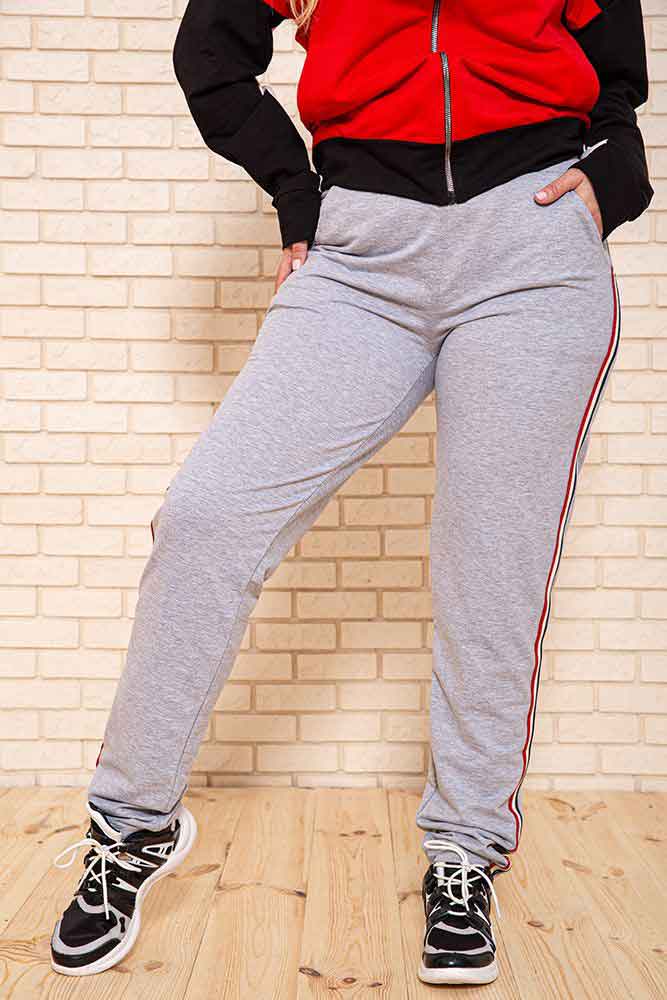 

Спорт брюки женские 102R086 цвет Серый 3XL