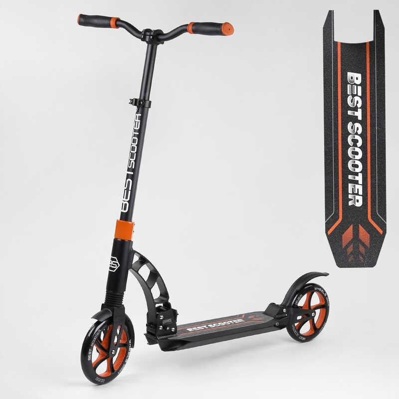 

Самокат двухколесный "Best Scooter" 23023, Черно-оранжевый