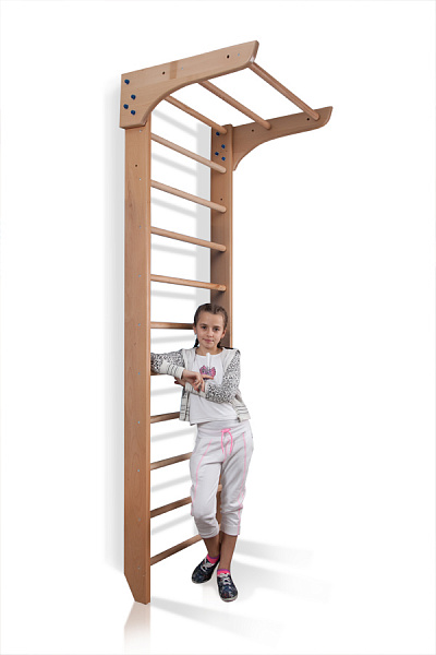 

Шведская стенка детская с турником Bambino 240х80 см