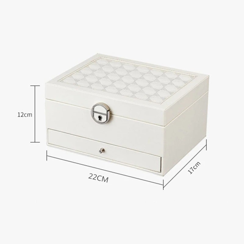 Шкатулка-органайзер пластик 1 ящик прозрачная 8,5х15х25 см No brand