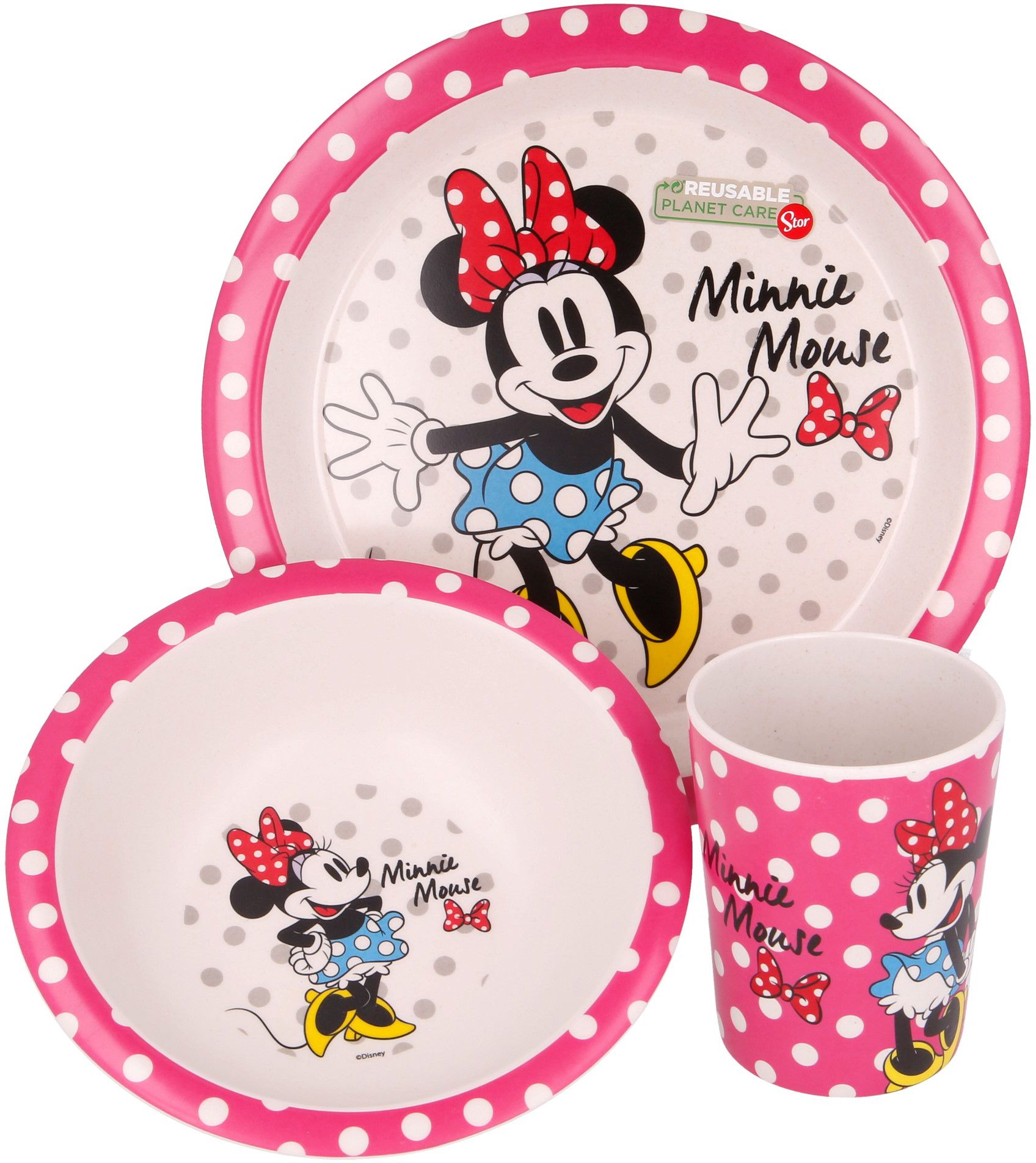 

Набор посуды Stor Disney - Minnie Mouse, Bamboo Premium Set