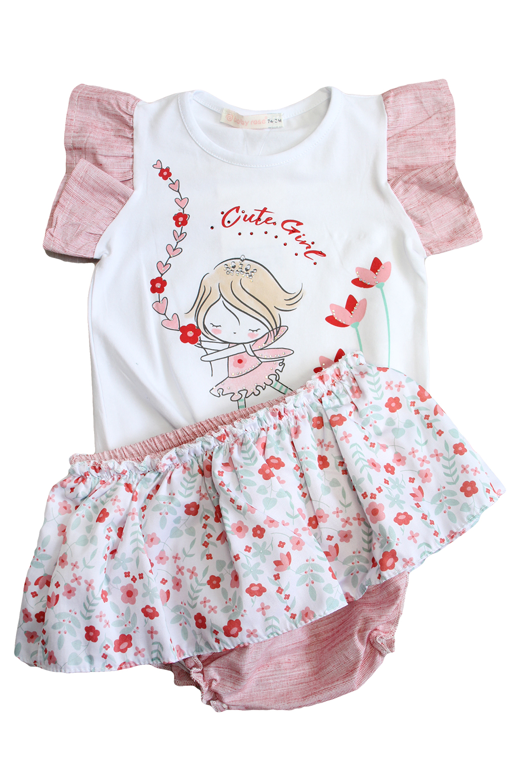 

Комплект Baby Rose 74 см Белый