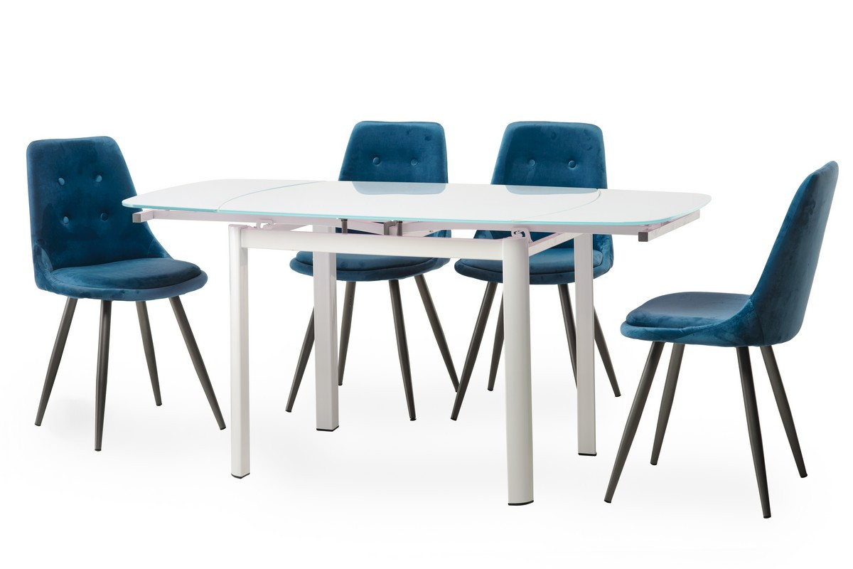 

Стол Vetro Т-600-2 (Белый мат) 1000(+600)*700