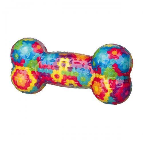 

Игрушка Trixie для собак косточка с цветочками термопластичний каучук, 17 см