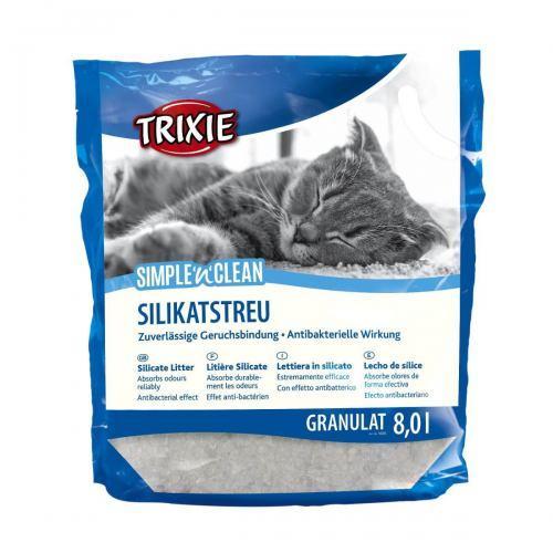 

Наполнитель Trixie для котов Simple'n'Clean гранулированный селикагель 8 л