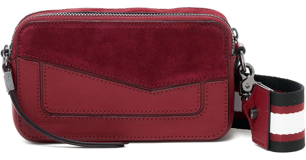 

Женская сумка Botkier Maroon Camera Crossbody цвет Бордовый (BW-0227)