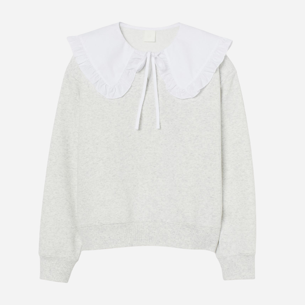

Свитшот H&M 404-9104772 M Светло-серый