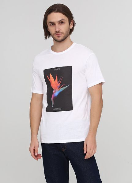 

Футболка мужская H&M S Белая (1095-452)