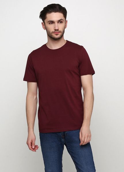 

Футболка мужская JACK&JONES S Бордовая (1079-432)
