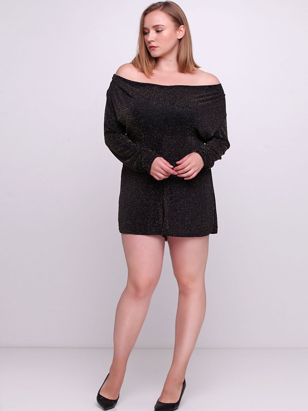 

Комбинезон Boohoo UN1104475 46 Черный с золотистым