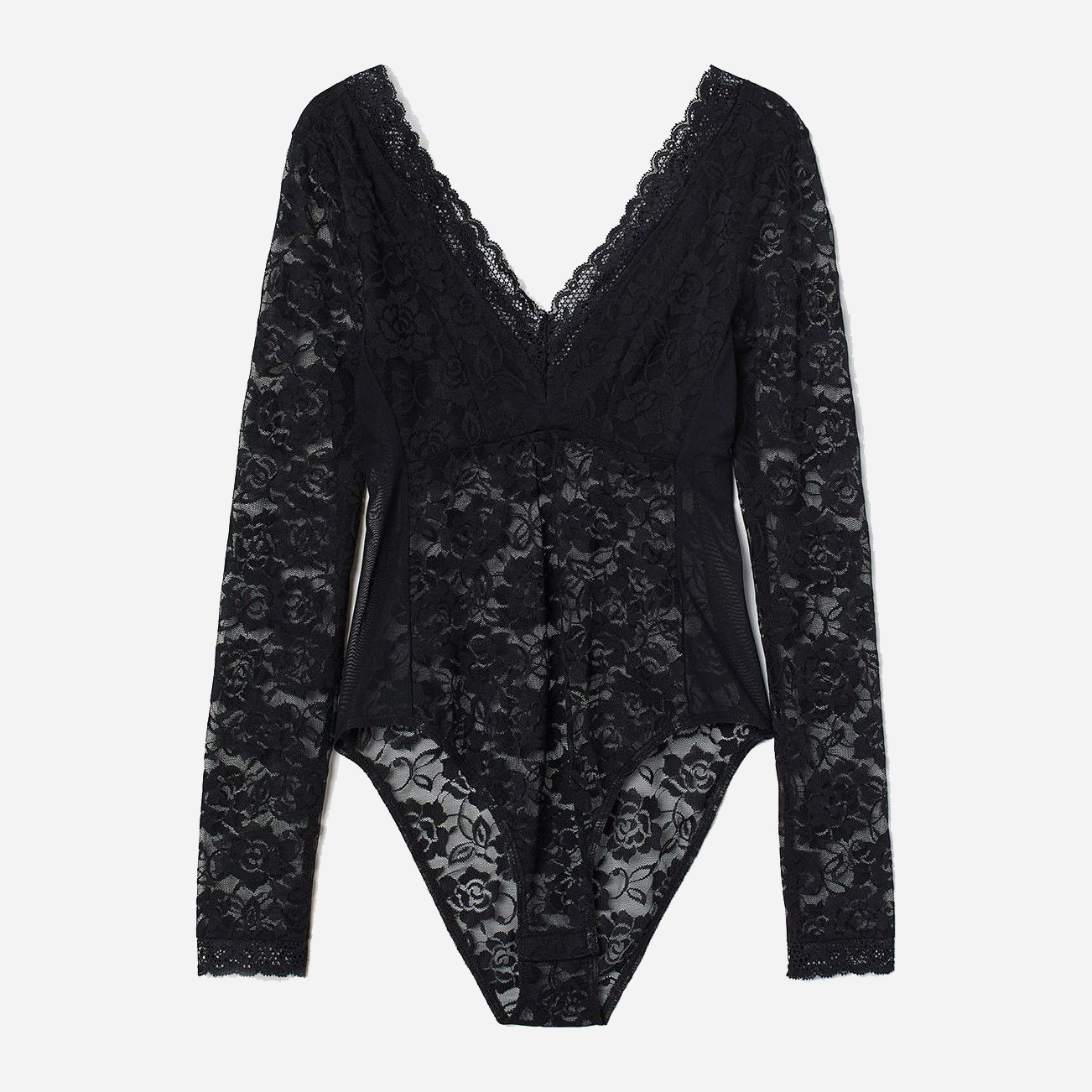 

Боди-блузка H&M 0700986-01 XS Черная