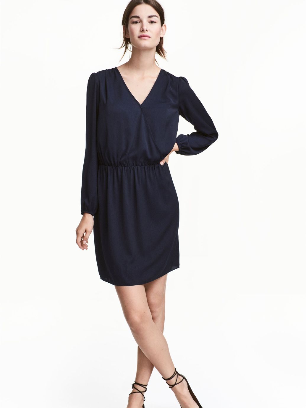 

Платье для кормящих мам H&M 0440835-01 M Темно-синее