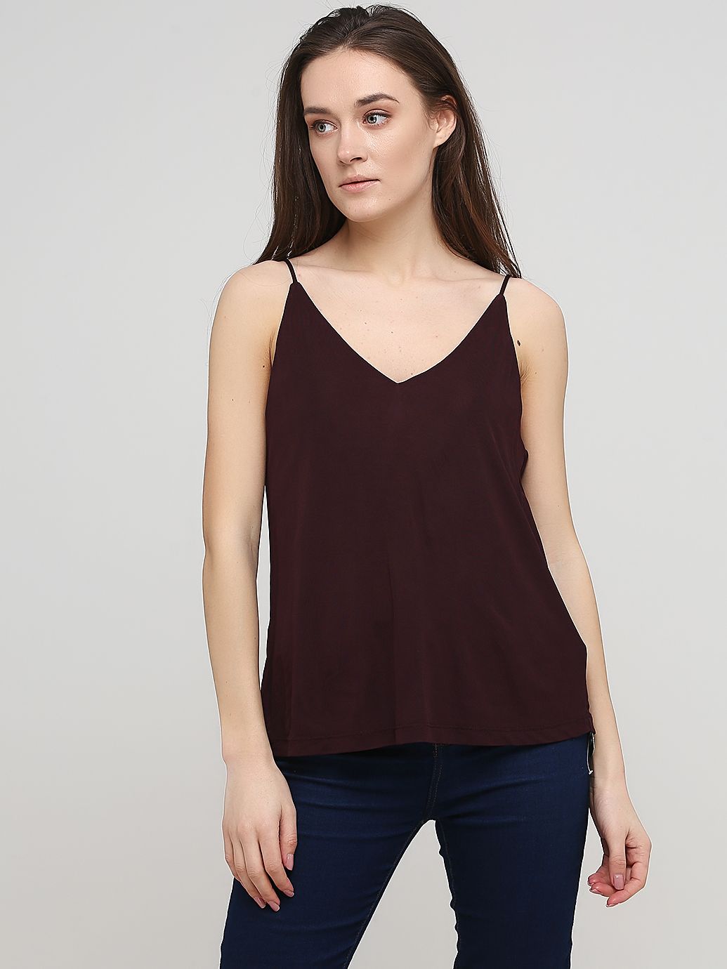 

Топ H&M 0749699 M Бордовый