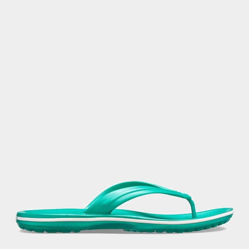 

Вьетнамки Crocs Jibbitz Crocband Flip 11033-3TL-M8/W10 41-42 25.5 см Бирюзовые