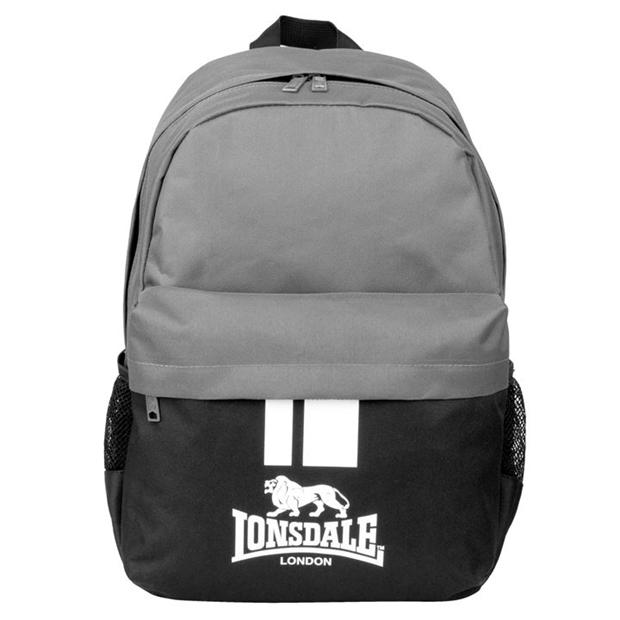 

Рюкзак Lonsdale Pocket 43x29x14 серо-черный