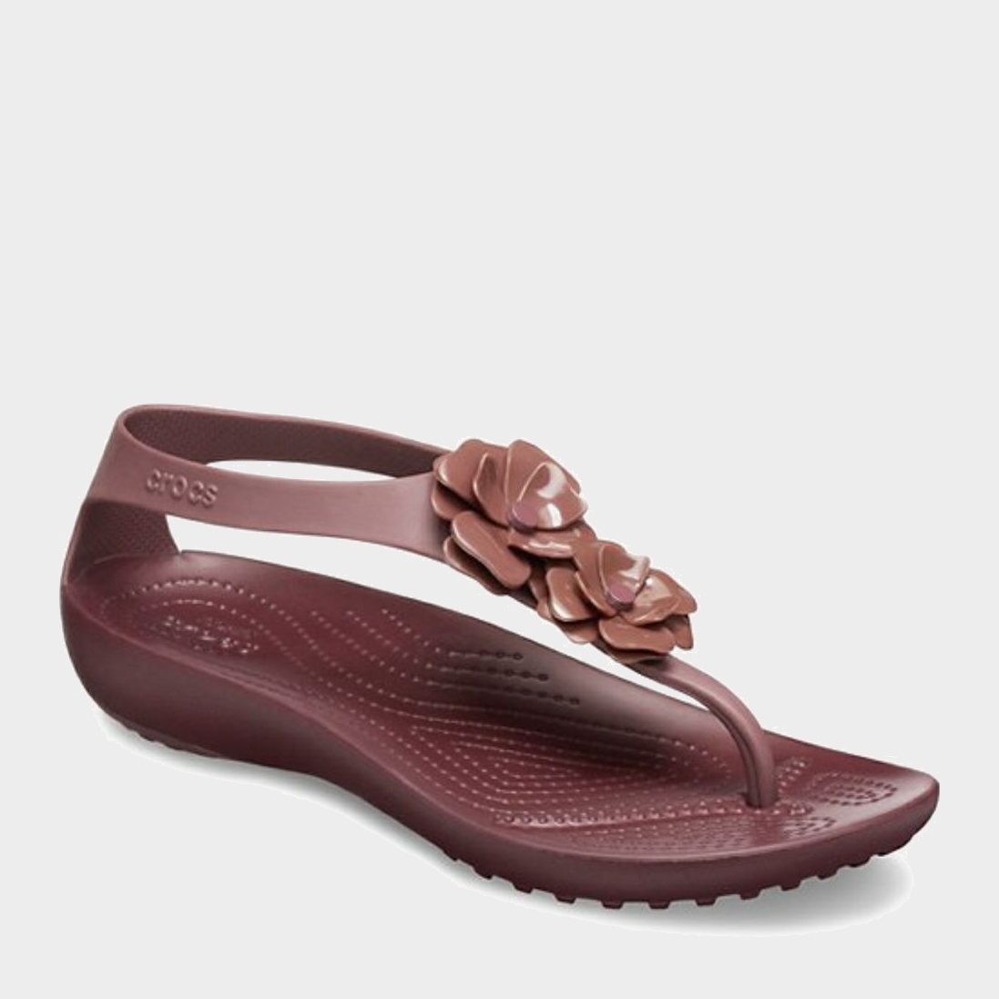 

Сандалии Crocs Jibbitz Serena Embellish Flip 205600-605-W7 37-38 23.8 см Бордовые