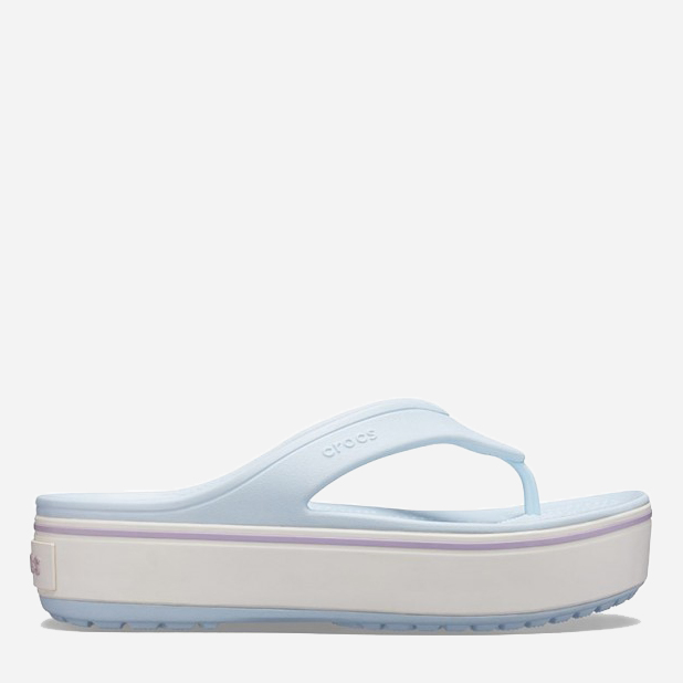 

Вьетнамки Crocs Crocband Platform Flip 205681-4JR-M6/W8 38-39 23.8 см Голубые