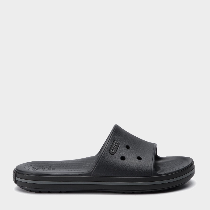 

Шлепанцы Crocs Jibbitz Crocband III Slide 205733-02S-M7/W9 39-40 24.6 см Черные