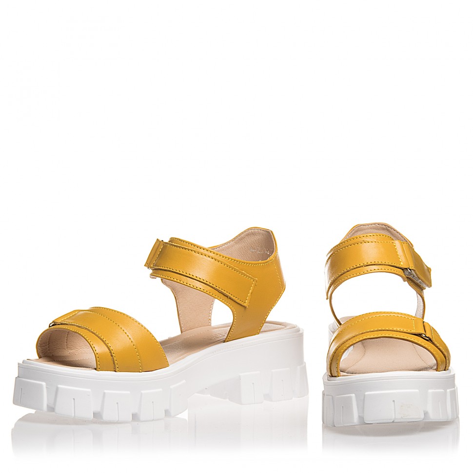 

Босоножки La Rose 2316 39(25,3см) Желтая кожа