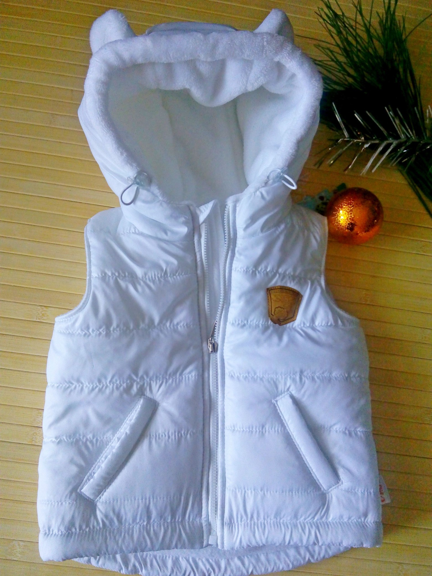 

Жилет дутый Vredniy Paps White Sun 128 см Белый