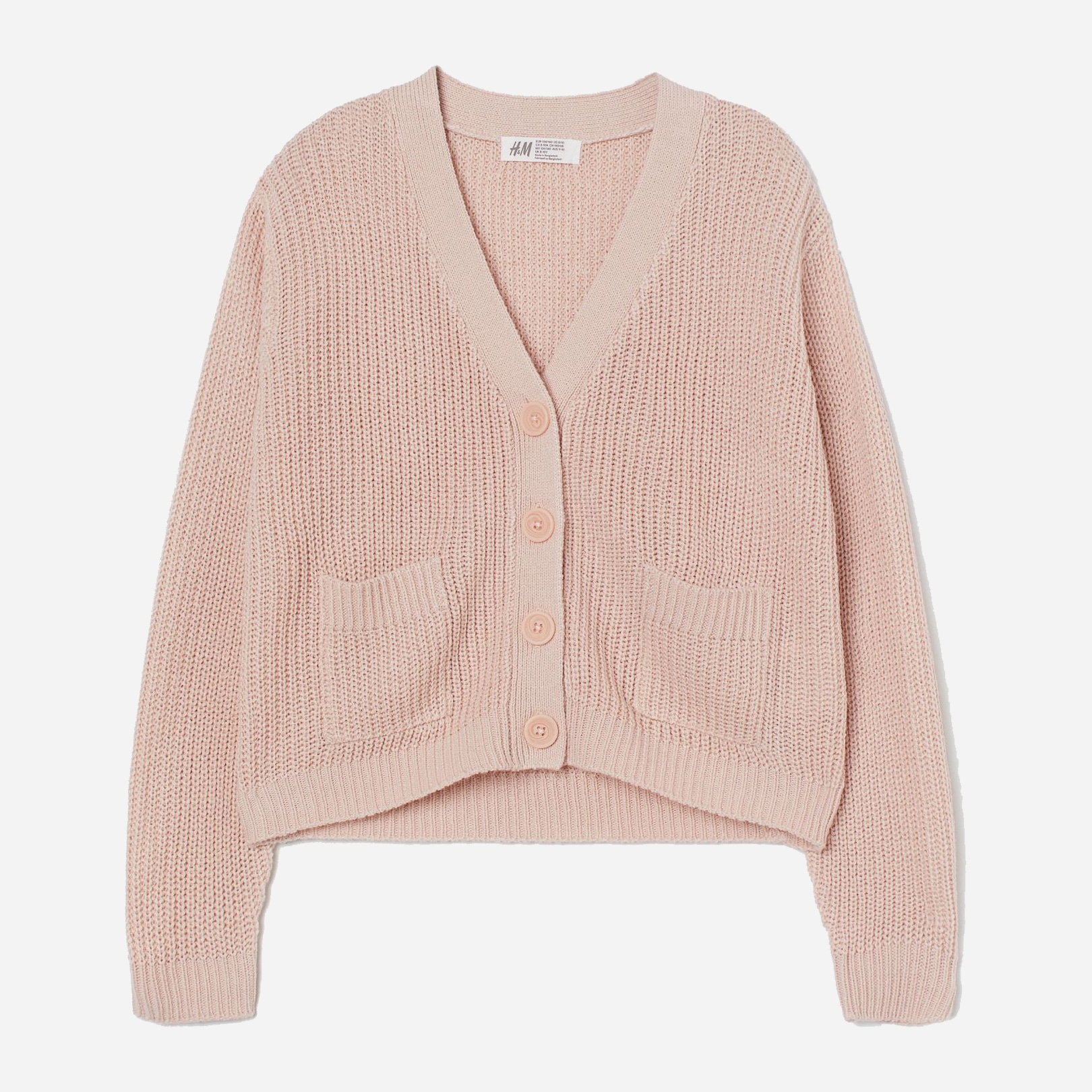 

Кардиган H&M 2703-8644412 134-140 см Пудра (hm06572110442)