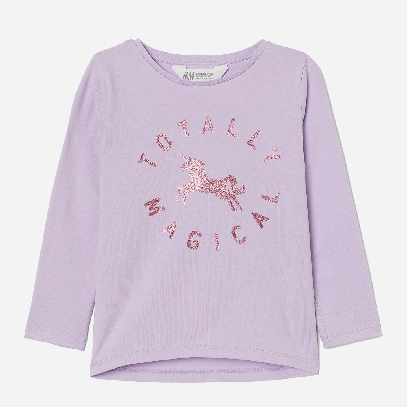

Лонгслив H&M 2803-8061861 98-104 см Сиреневый (hm07381537026)