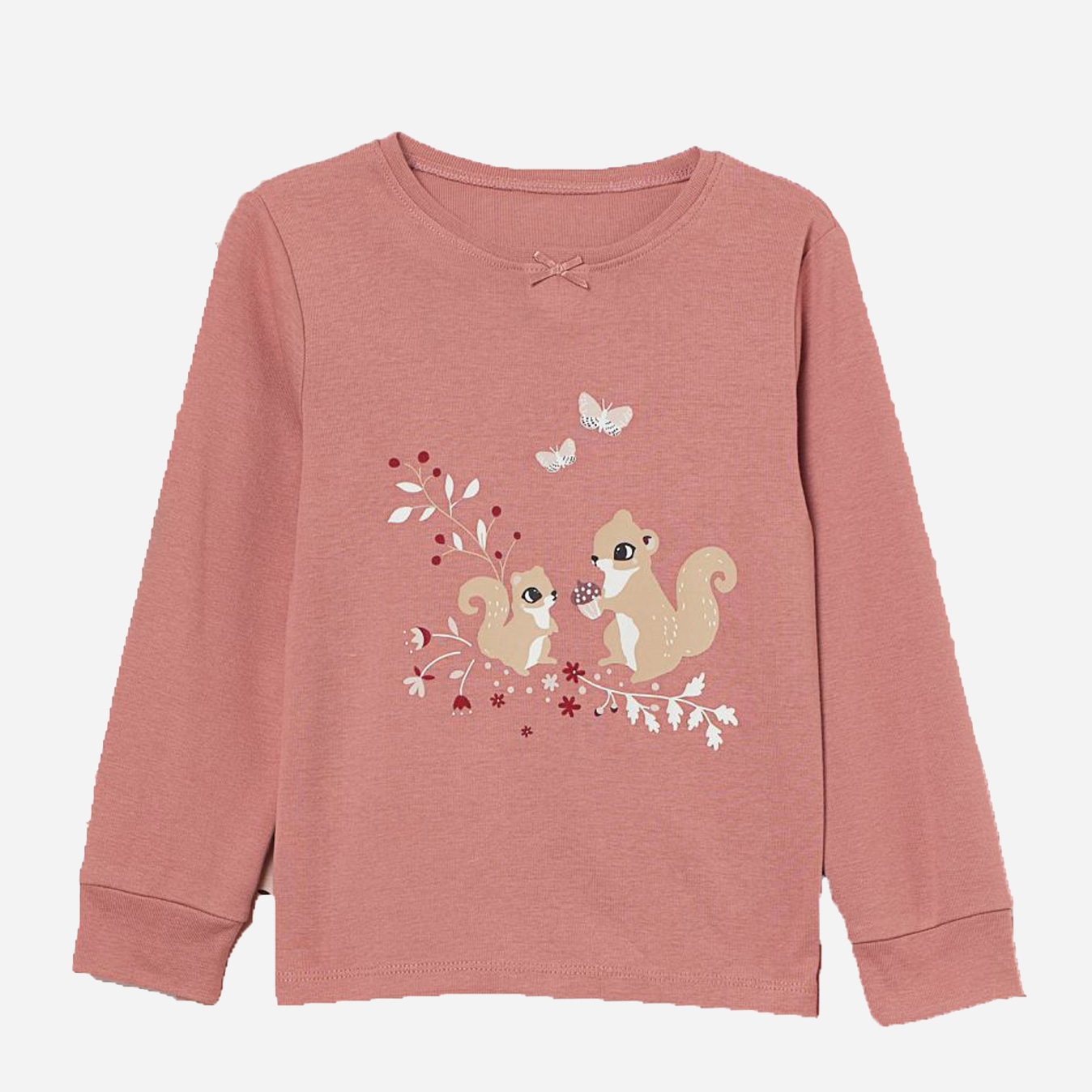 

Пижамный лонгслив H&M 304-6237652 98-104 см Розовая пудра (hm07332250598)