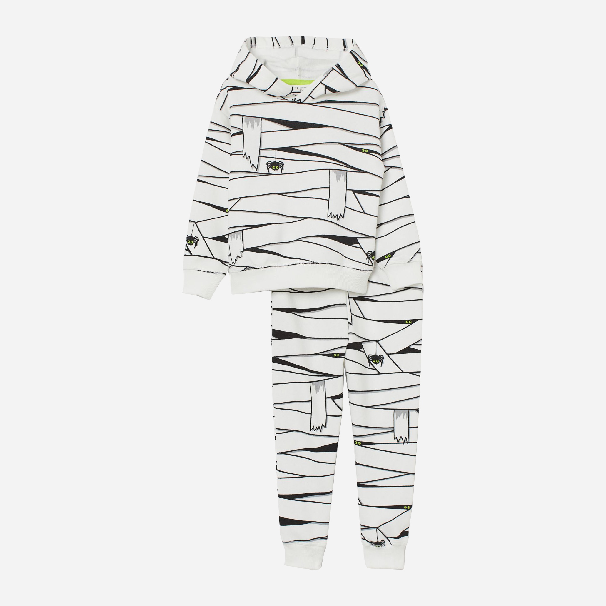 

Костюм (худи + брюки) H&M 3103-50867162 134-140 см Белый