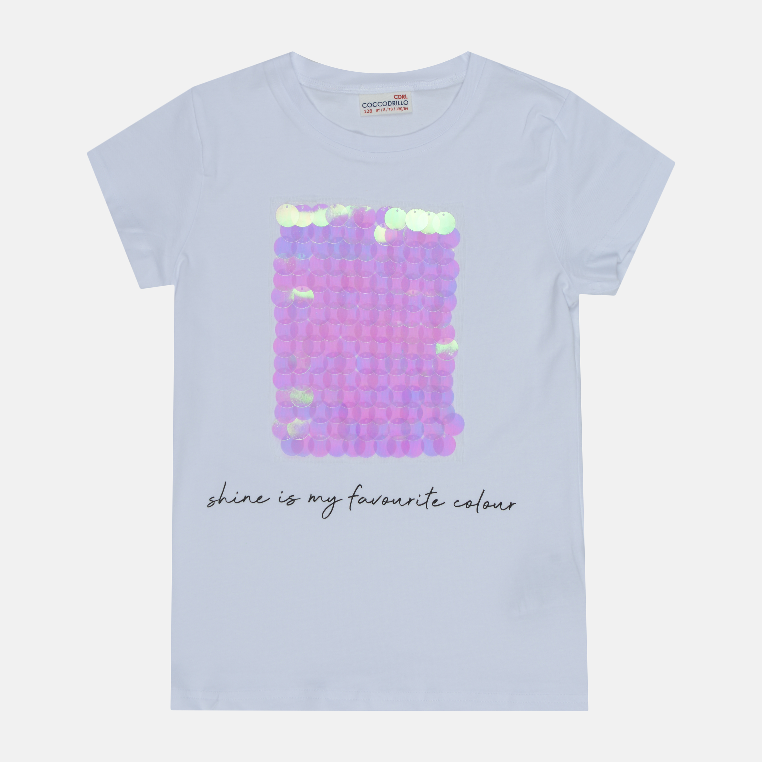 

Футболка Coccodrillo Self Love First WC1143201SEL-001 158 см Белая