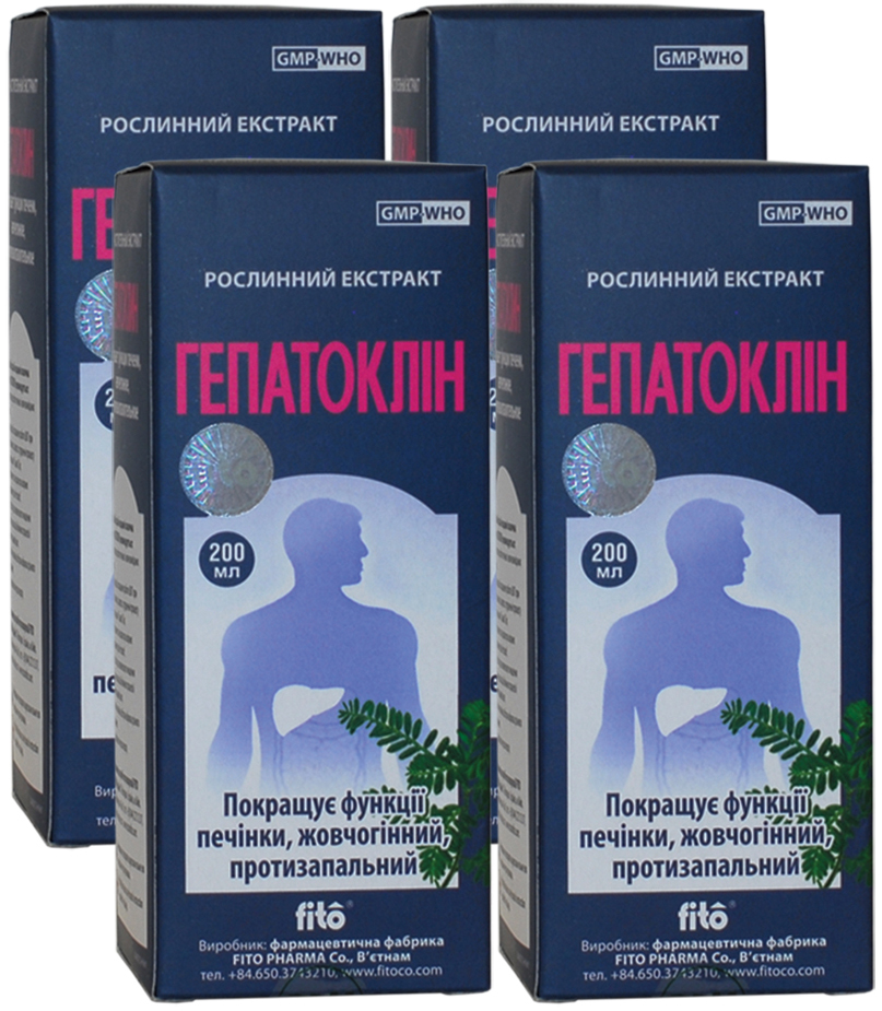 

Натуральная добавка Fito Гепатоклин 200 мл 4 шт (8934711007152_4)