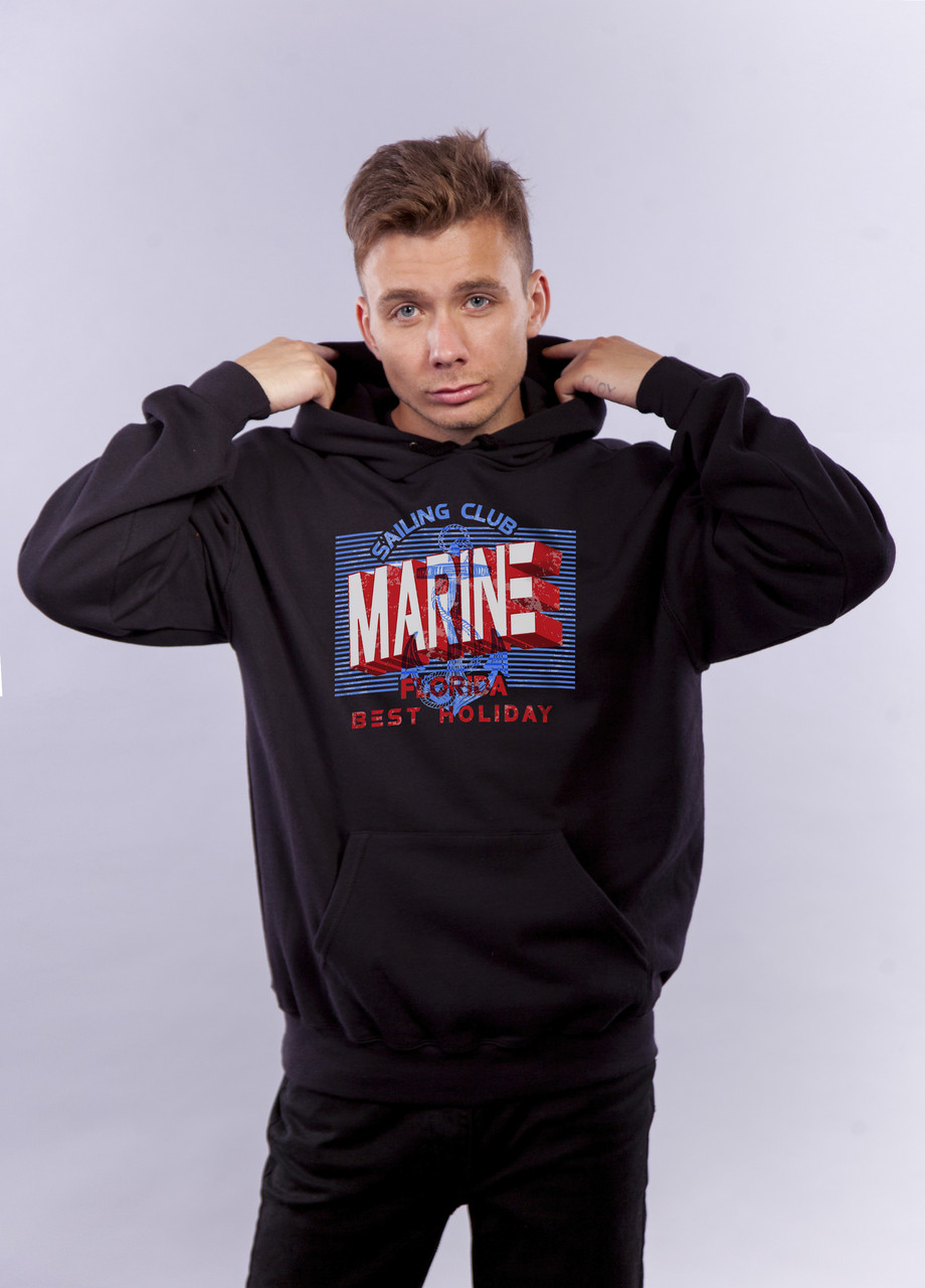 

Толстовка Чёрная LOYS "Marine" XXL