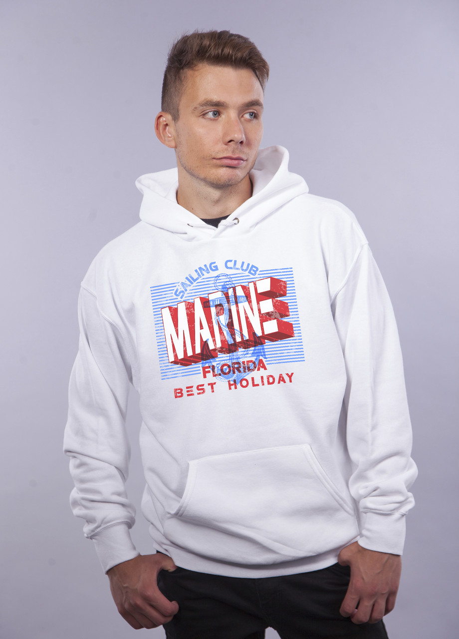 

Толстовка белая LOYS "Marine" XXL