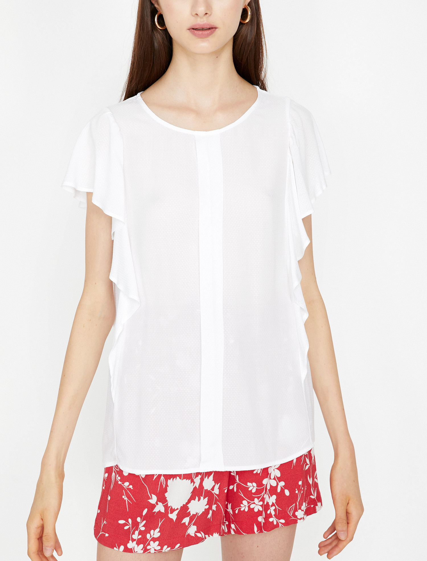 

Блузка Koton 8YAK63968EW  Off White, Блузка Koton 8YAK63968EW 36 Off White