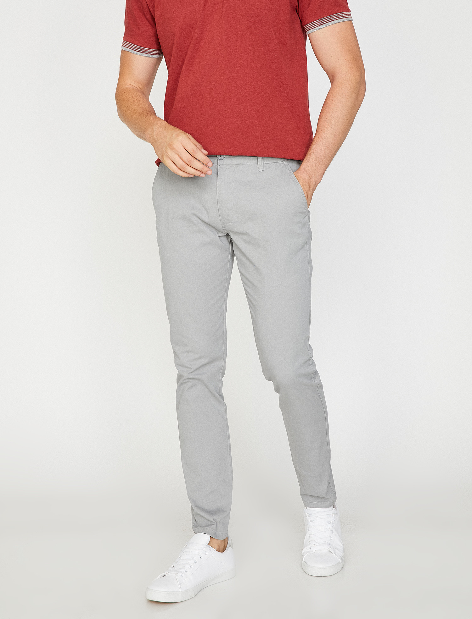 

Брюки Koton 8YAM42371KW 48 Grey