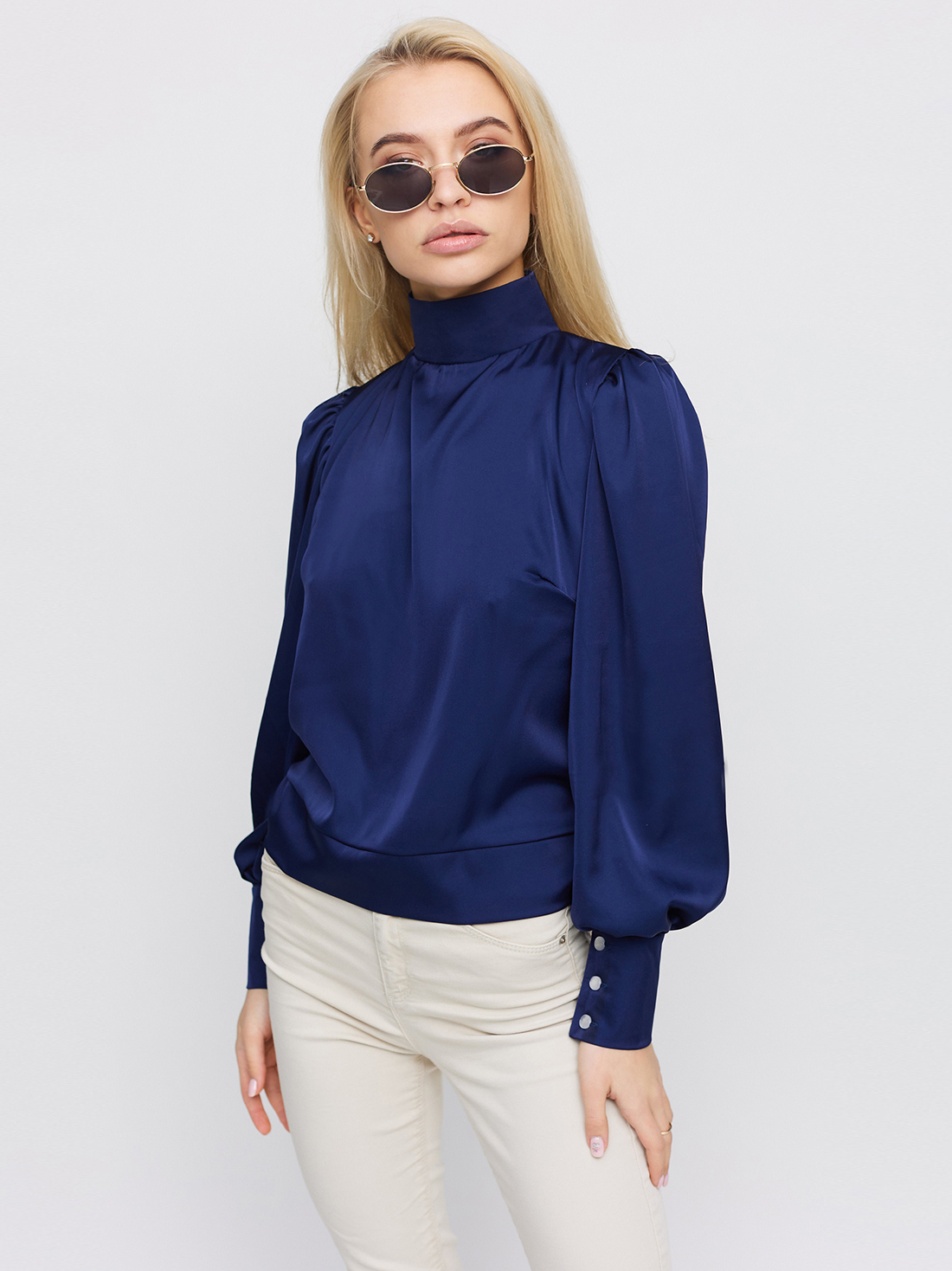 

Блузка Karree Ариэль P1948M6159  Синяя, Блузка Karree Ариэль P1948M6159 L Синяя