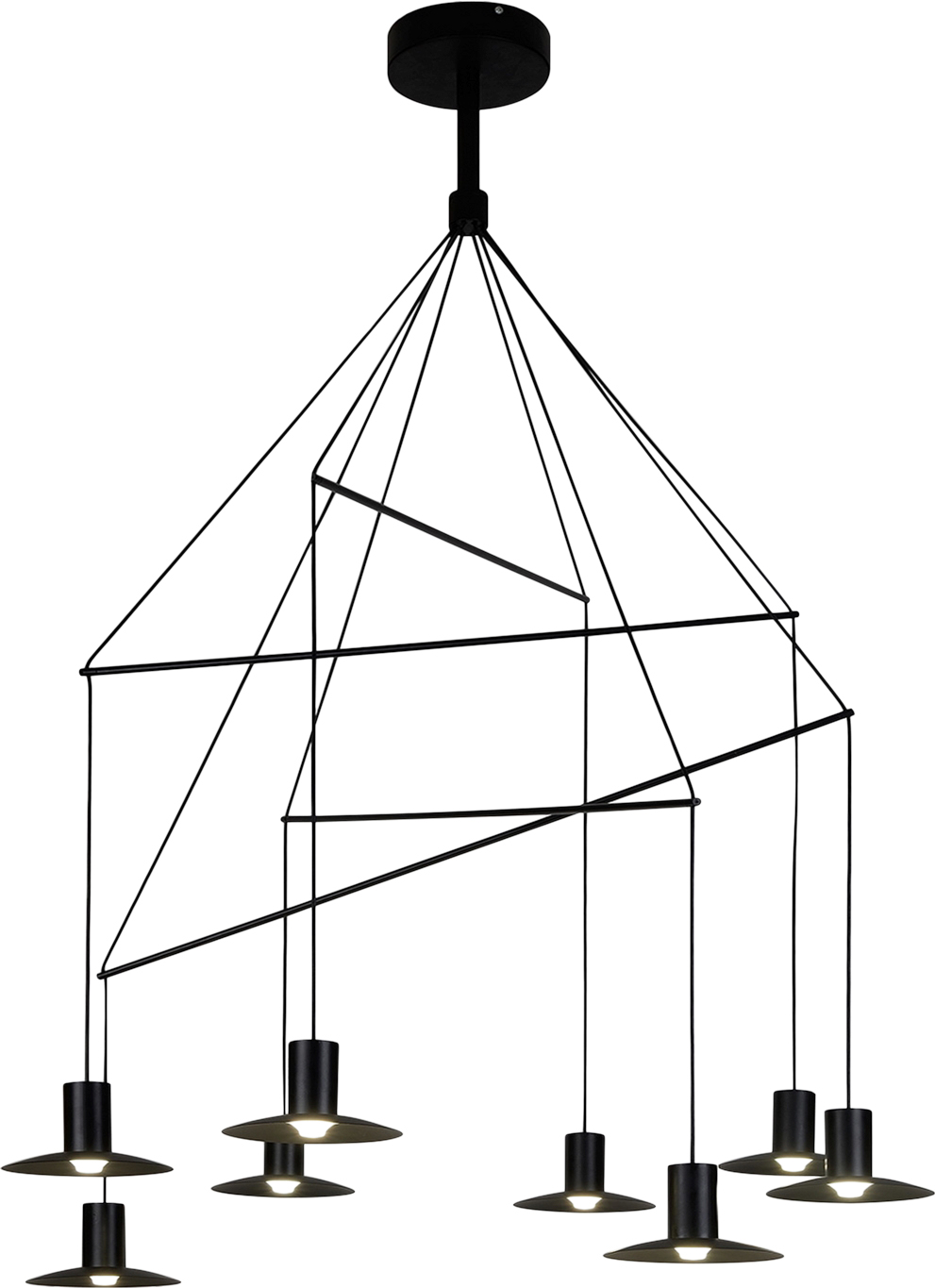

Люстра Wunderlicht LED 8х3W WLC8888-48W