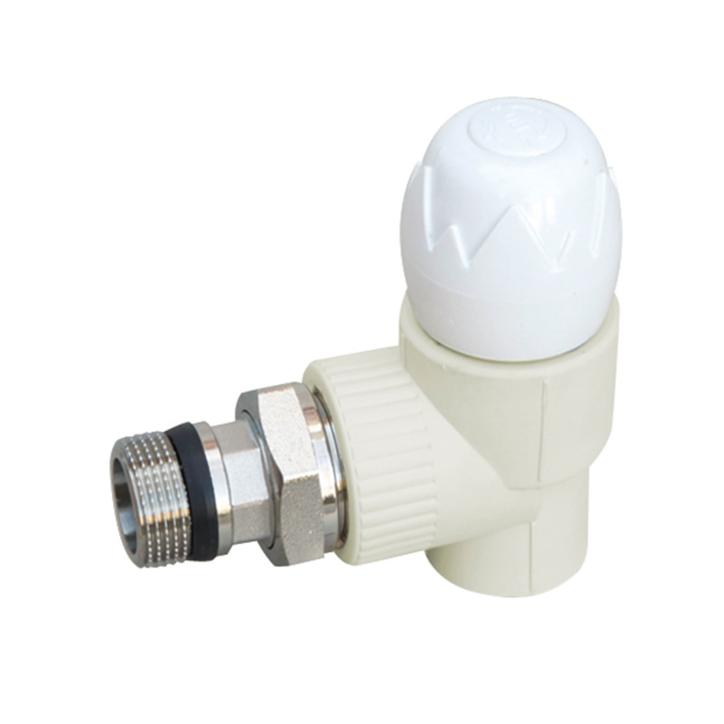 

Кран радиаторный из PPR Blue Ocean 20х1/2" угловой