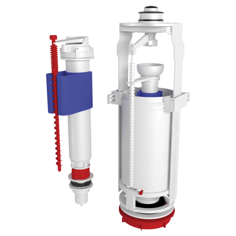 

Арматура ANI Plast WC8510C с клапаном нижней подачи 1/2", хромированная кнопка Ани Пласт