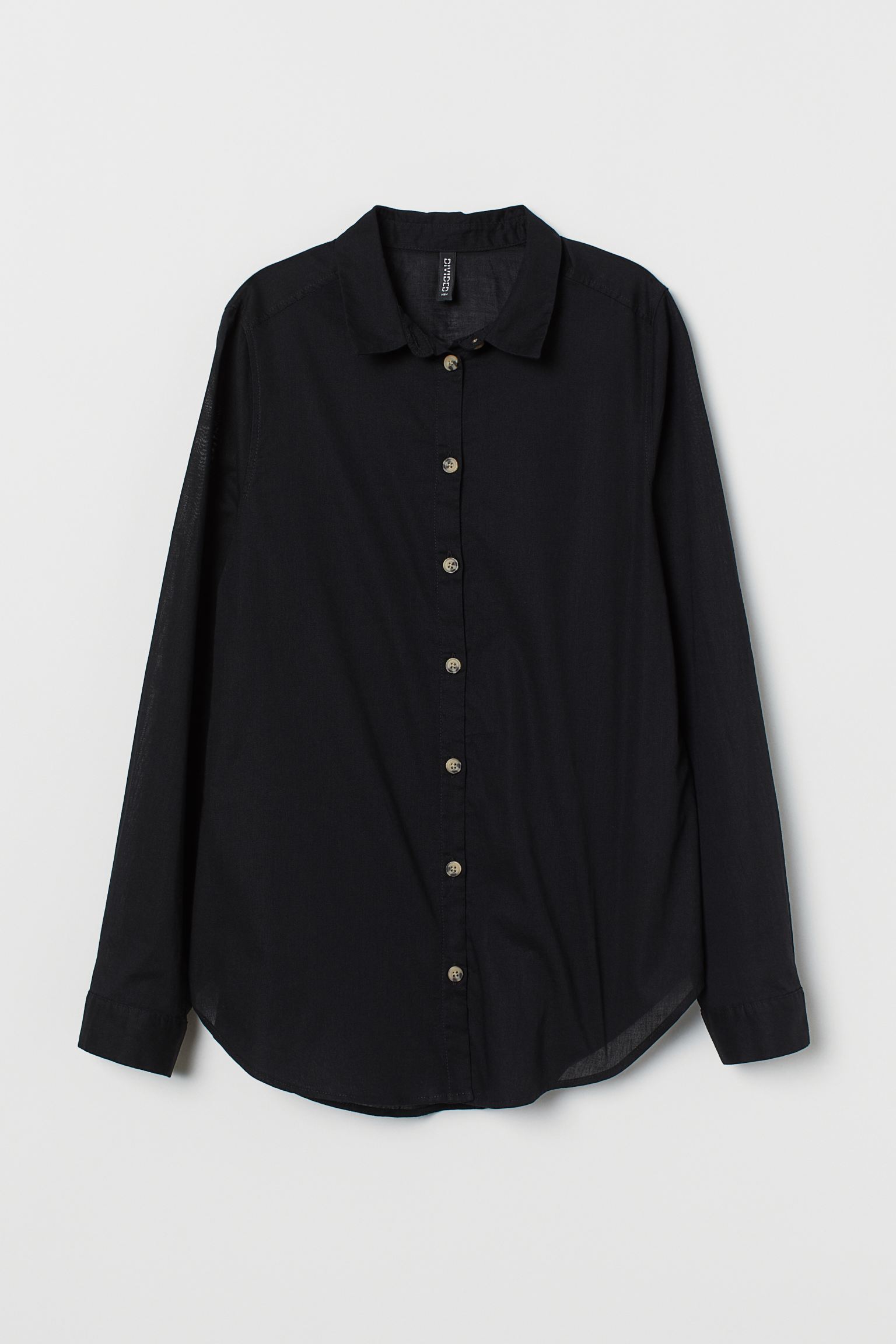 

Рубашка H&M 2302-6975640 40 Черная