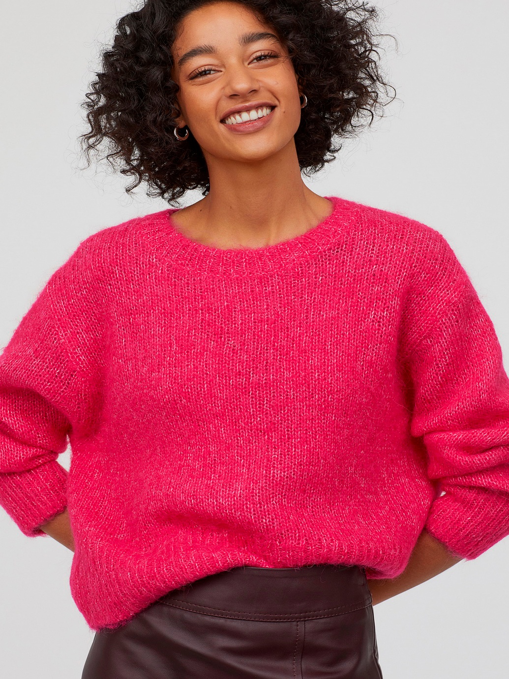 

Джемпер H&M 0777148-0 S Розовый