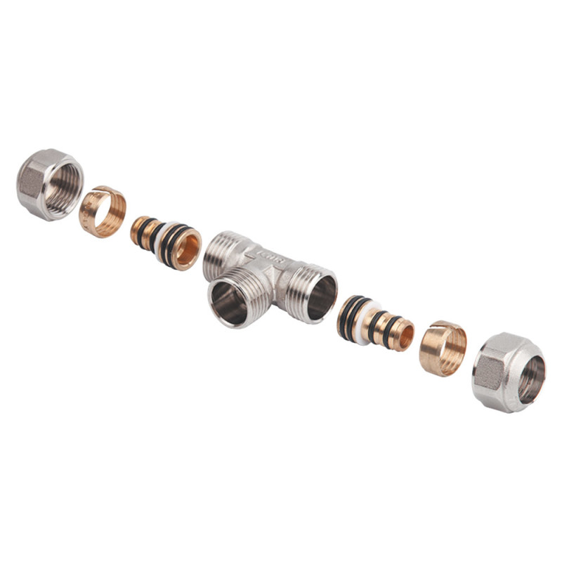 

Тройник металлопластиковый Icma №547 20х1/2"х20