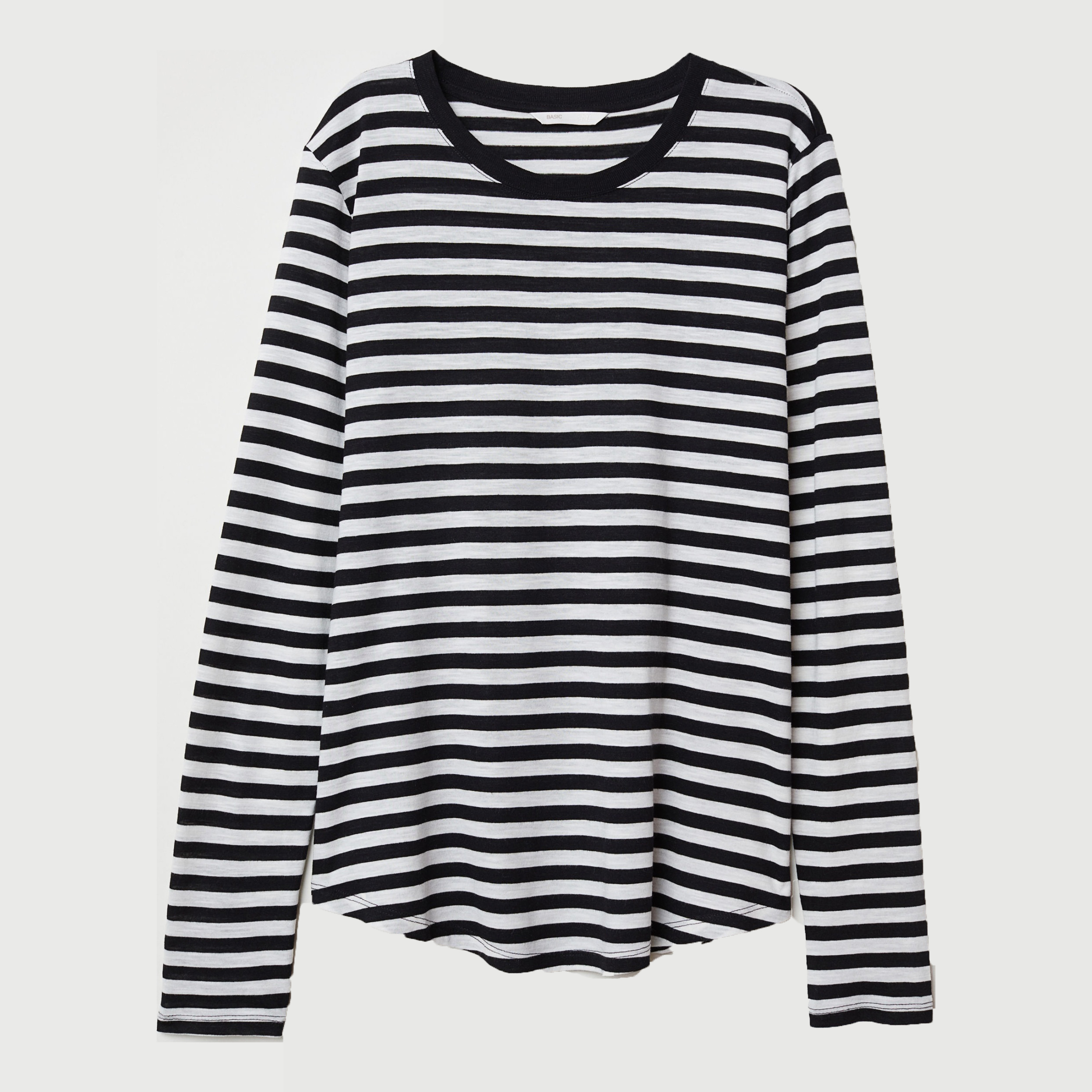 

Лонгслив H&M 0575141-7 M Черный