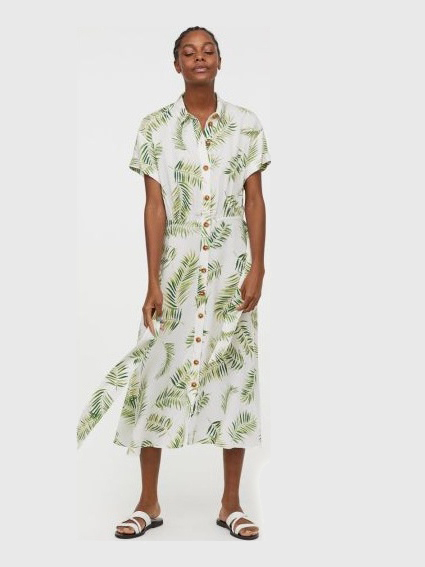 

Платье H&M 0735121-9 42 Белое