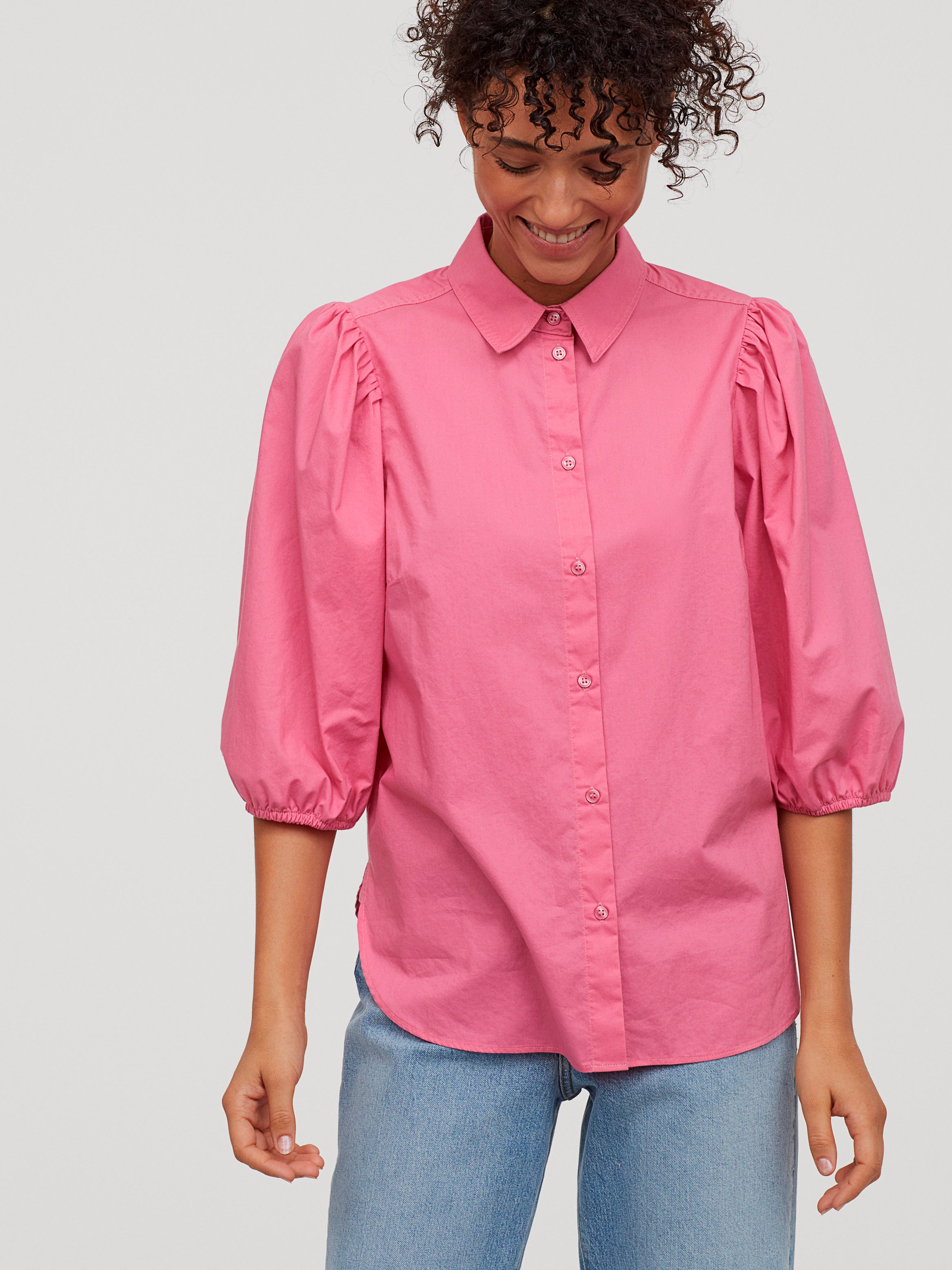 

Рубашка H&M 0870282-1 XL Розовая