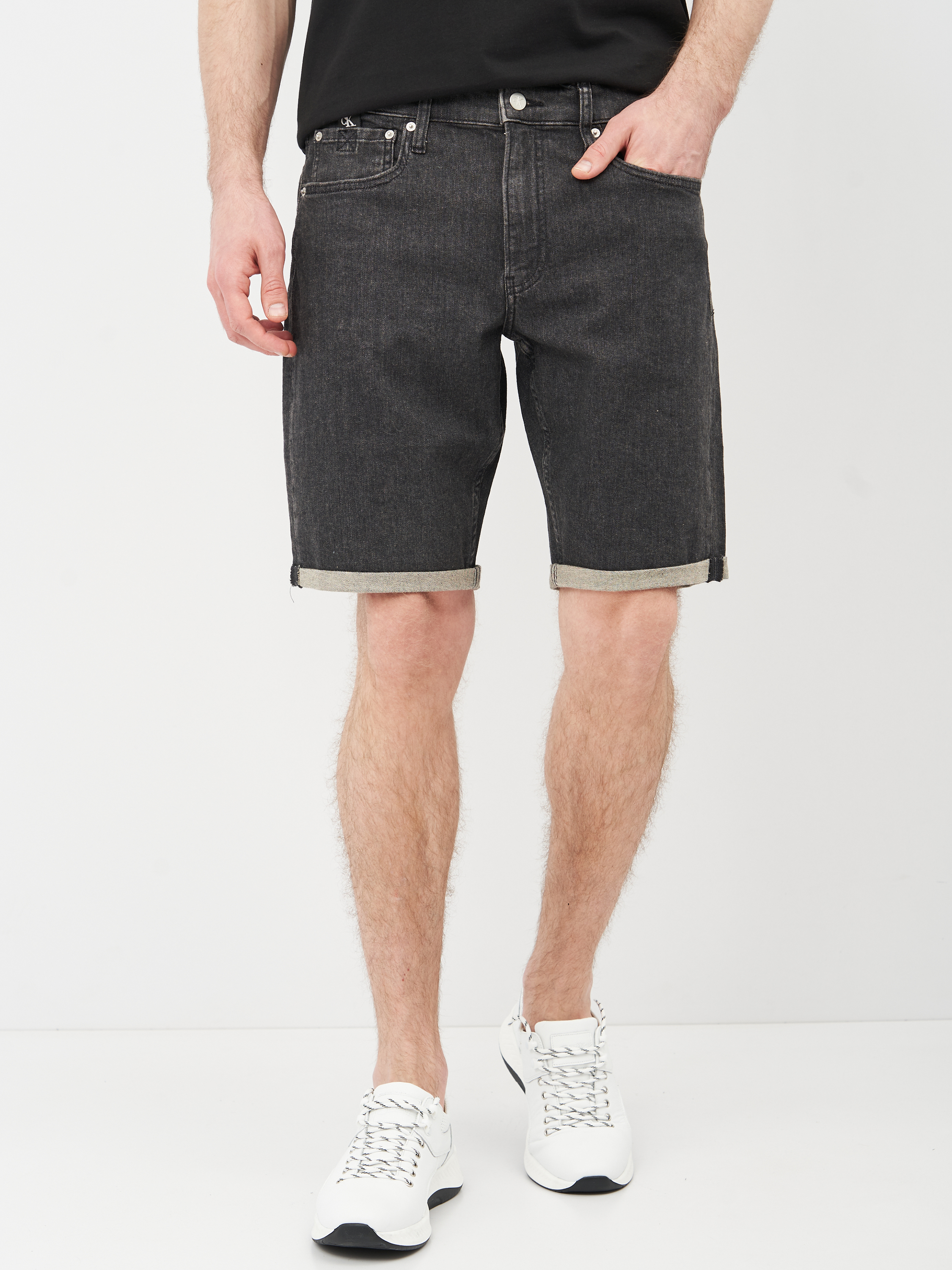 

Шорты джинсовые Calvin Klein Jeans Regular Short J30J317747-1BY 32 Denim Black