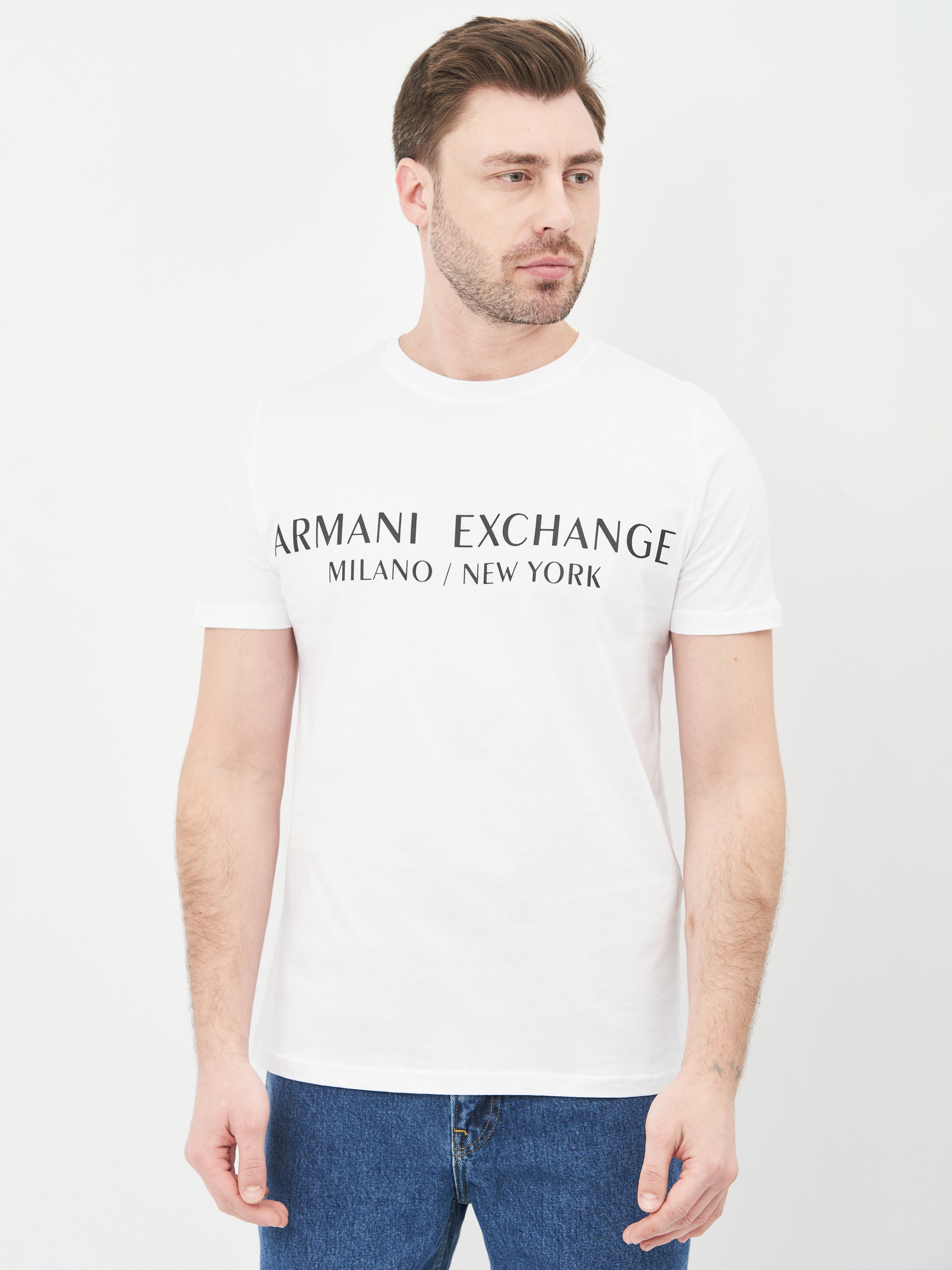 

Футболка Armani Exchange 10599.2  (44) Белая, Футболка Armani Exchange 10599.2 S (44) Белая