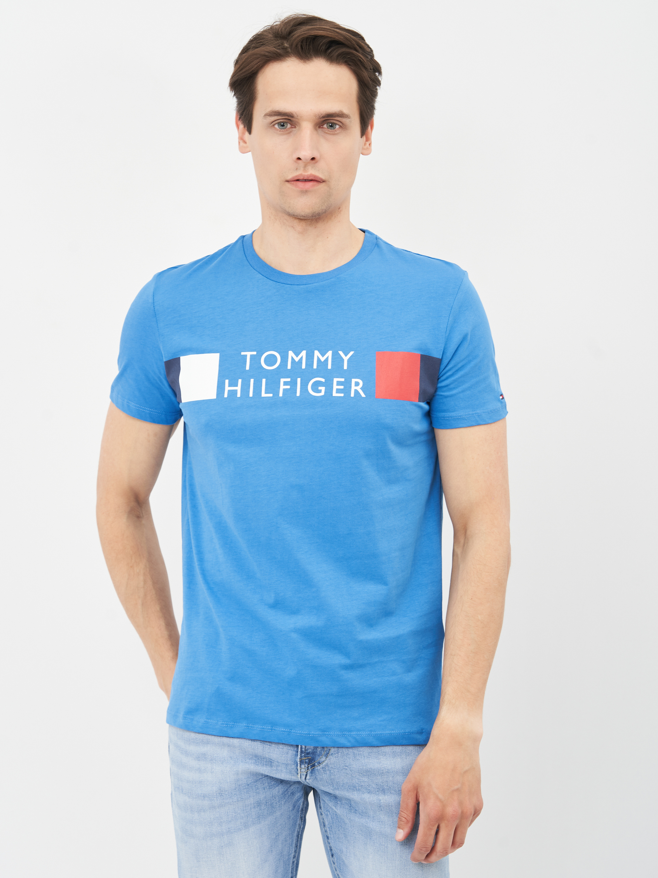 

Футболка Tommy Hilfiger 10606.7  (44) Голубая, Футболка Tommy Hilfiger 10606.7 S (44) Голубая