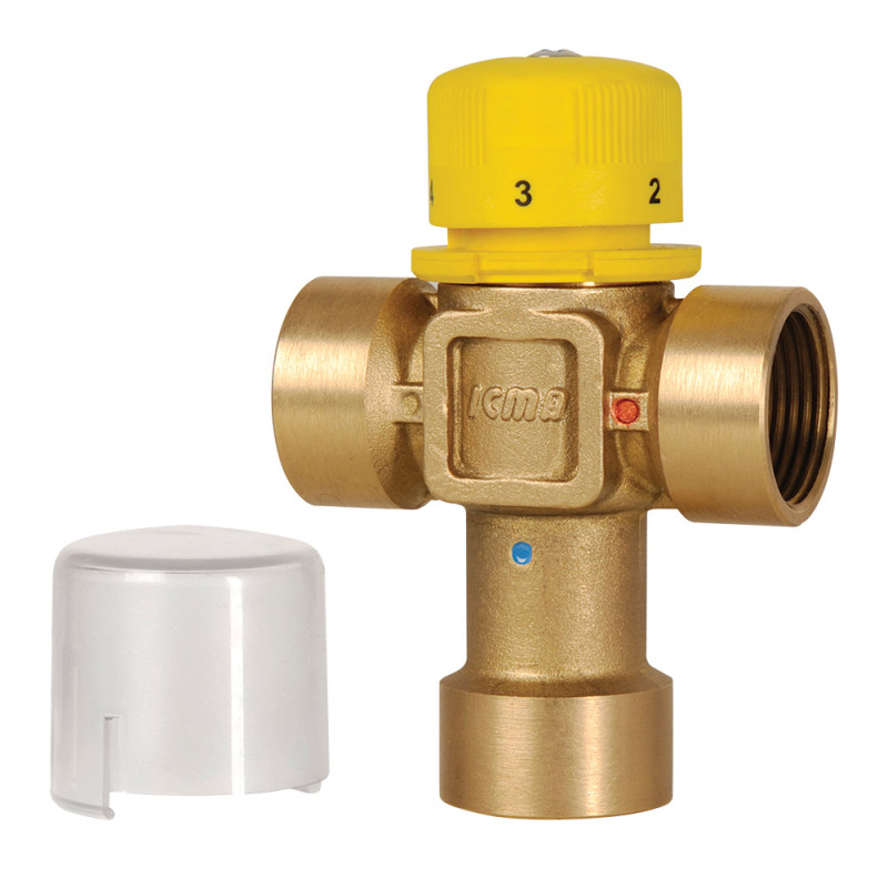 

Смеситель темостатический Icma №S108 для гелиосистемы 3/4" 30-60°С